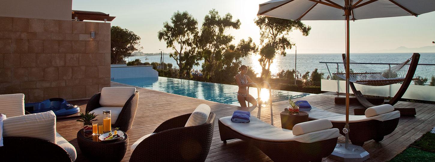 Elite Suites By Rhodes Bay Ixia  Eksteriør billede